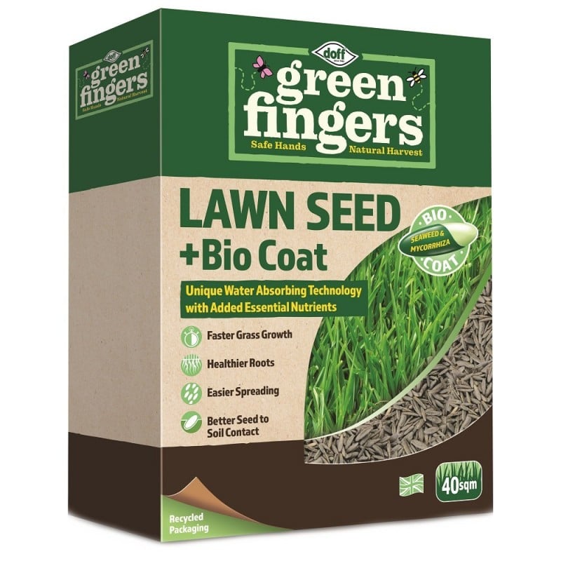 Best deal ???? Doff Green Fingers Lawn Seed + Bio ???? Coat Lawn Grass Seed 1kg F-LO-A00-DGF ???? 3 Best deal ???? Doff Green Fingers Lawn Seed + Bio ???? Coat Lawn Grass Seed 1kg F-LO-A00-DGF ????