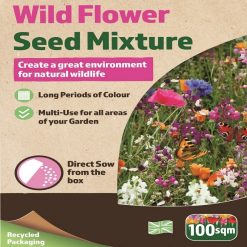 Outlet ⭐ Doff Green Fingers Wild Flower Bee Butterfly Garden Seed Mix 1kg F-XJ A00 DGF ???? -Silverline Shop unnamed file 588