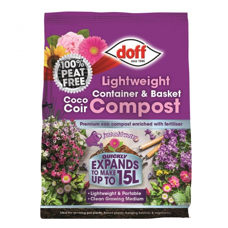 Best Pirce ???? Doff Lightweight Container & Basket Plant Compost 15L FWJO00DOF ???? 3 Best Pirce ???? Doff Lightweight Container & Basket Plant Compost 15L FWJO00DOF ????