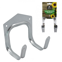 Brand new ✨ Shedmates Garden Accessories Shedmates Galvanised Garden Tool Wall Storage Hooks Large 4pk GS4HL ✔️
