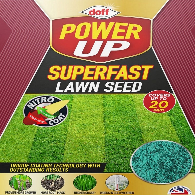 Promo ???? Doff Power Up Superfast Lawn Grass Seed NITRO-COAT 500g F-LQ-500-DPU β 4 Promo ???? Doff Power Up Superfast Lawn Grass Seed NITRO-COAT 500g F-LQ-500-DPU β - Image 2