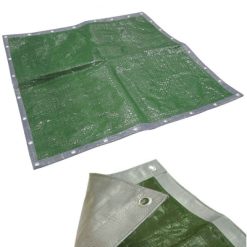 Wholesale ❤️ FaithFull Tools Faithfull Reversible Green Silver Tarpaulin 12ft X 9ft FAITARP129 ????