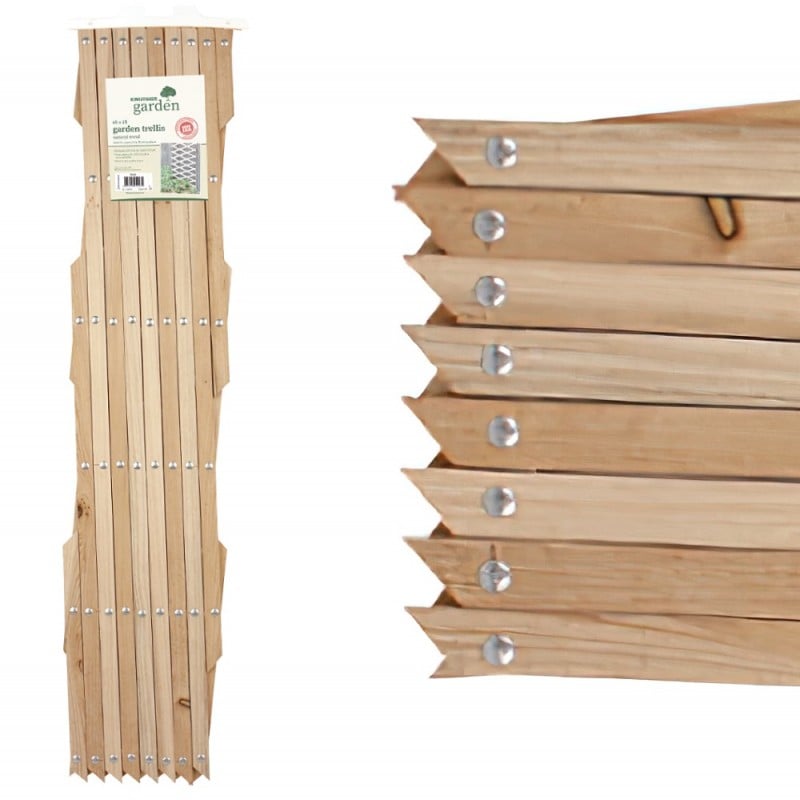 Cheapest ???? Kingfisher Garden Plant Riveted Wood Trellis Natural 6ft X 2ft TR2HD ???? 3 Cheapest ???? Kingfisher Garden Plant Riveted Wood Trellis Natural 6ft X 2ft TR2HD ????