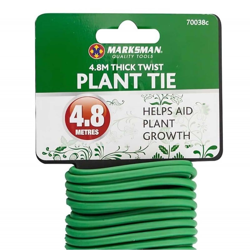 Brand new ???? Marksman Garden Plant Support Green Tie Wire 4mm 4.8m 70038C ???? 4 Brand new ???? Marksman Garden Plant Support Green Tie Wire 4mm 4.8m 70038C ???? - Image 2